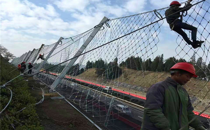 菱形被動防護網工程案例